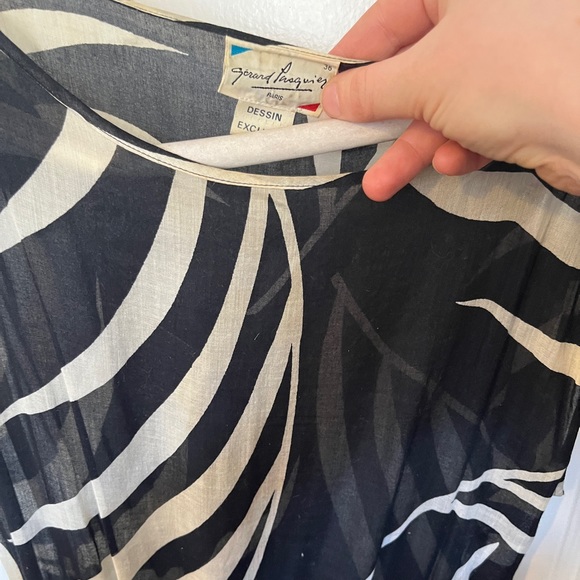 Vintage 70’s French Midi/Maxi dress size S/M - Picture 4 of 4